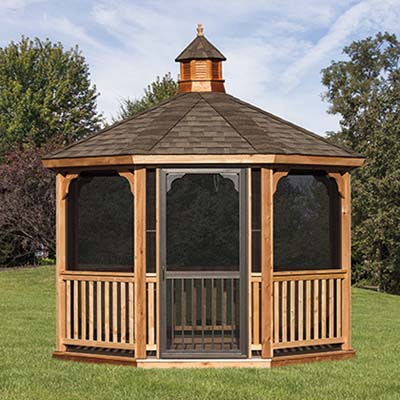 Country Lane Belair Clearwater Economy Wood Gazebo Kits